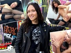 Castingfick mit dunkelhaariger Schlampe aus Deutschland